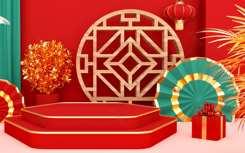 时尚复古C4D立体创意空间艺术背景设计,插画/手绘图,插画/手绘图库,插画/手绘图下载,插画/手绘